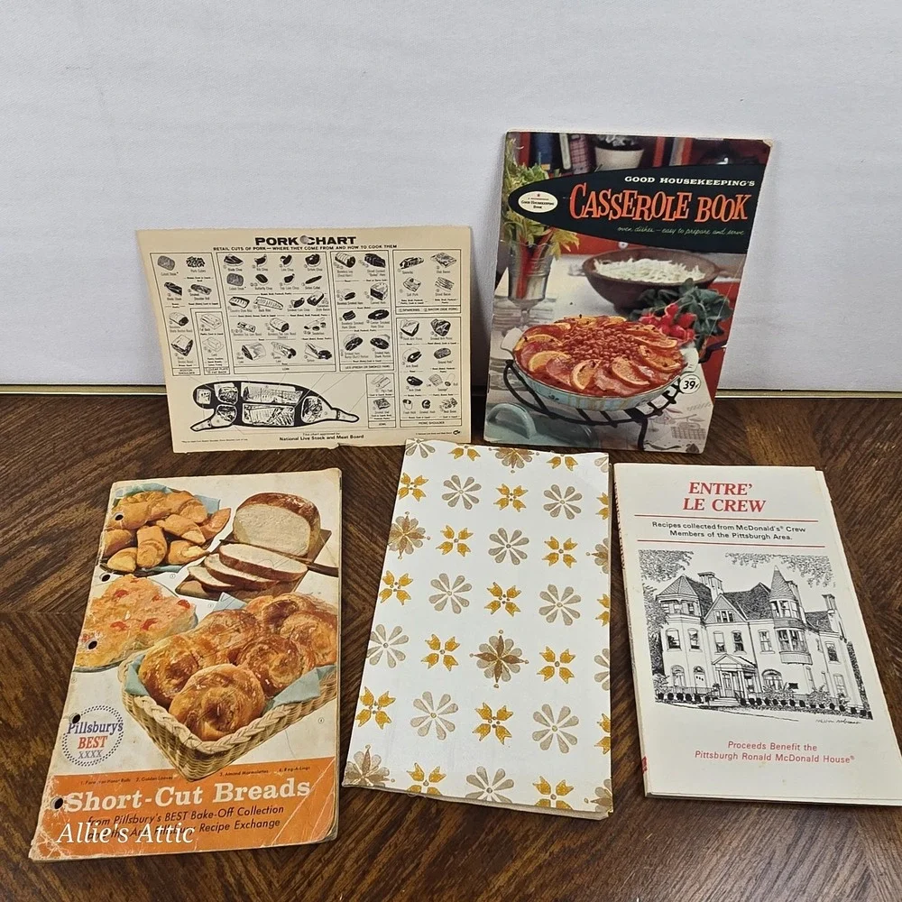 Vintage Cookbook Lot Betty Crocker Richard Simmons Kraft Cheese Good Housekeepin